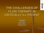 the challenges of fluid therapy in critically ill patient
