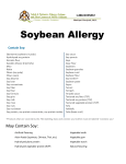 Soybean Allergy