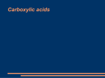 Carboxylic acids