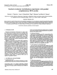 Southern molecular hybridization experiments with parallel