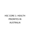 Health Priorites in Australia #2