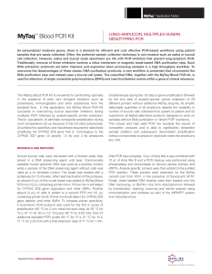 MyTaq™ Blood PCR Kit