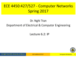 ECE 4400:427/527 - Computer Networks Spring 2012