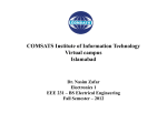 Bipolar Junction Transisitors-III - CIIT Virtual Campus: Digital Library