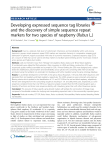 Developing expressed sequence tag libraries and