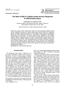 The Role of Nrf2 in Cellular Innate Immune Response to