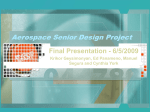 Aerospace Senior Design Project