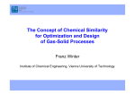 The Concept of Chemical Similarity for Optimization and Design of