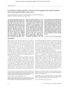 Localization of distal regulatory domains in the