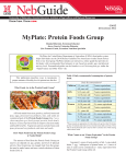 MyPlate: Protein Foods Group - University of Nebraska–Lincoln