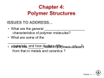 Chapter 14: Polymer Structure