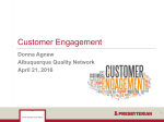 Customer engagement - Albuquerque Quality Network