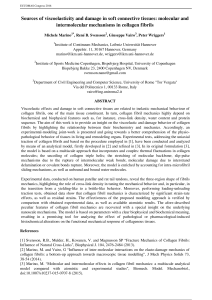 Sources of viscoelasticity and damage in soft connective tissues