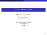 Markov Models, part II - University of Colorado Denver