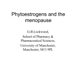 Phytoestrogens used for the treatment of menopausal