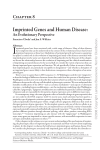 Imprinted Genes and Human Disease