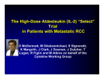 The High-Dose Aldesleukin (IL-2) - Society for Immunotherapy of