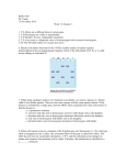 BIOS 1700 Dr. Tanda 15 November 2016 Week 13, Session 2 1. T/F