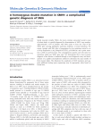 A homozygous double mutation in SMN1