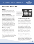 Pasteurized Human Milk - Intermountain Healthcare