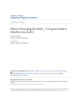 Effects of mutating the Mrub_1345 gene found in Meiothermus Ruber