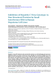 Inhibition of Hepatitis C Virus Genotype 1a Non