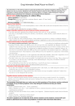 Drug Information Sheet("Kusuri-no-Shiori") External Revised: 11
