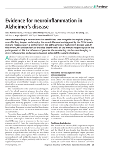 Evidence for neuroinflammation in Alzheimer`s disease