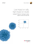 Low impact on cells, high impact on results