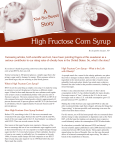 High Fructose Corn Syrup - Obesity Action Coalition