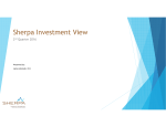 Sherpa Investment View