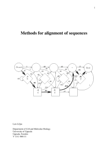Methods for alignment of sequences