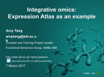 Integrative omics in Expression Atlas