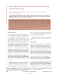 Treatment of recalcitrant diabetic foot ulcers using trichloroacetic acid