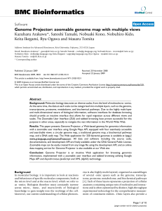 Genome Projector: zoomable genome map with multiple views