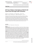 All-Trans Retinoic Acid Induces DU145 Cell Cycle Arrest through