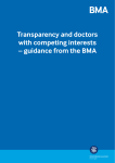 Transparency and doctors with competing interests