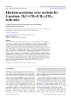 Electron-scattering cross sections for 1