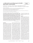 α-cardiac actin is a novel disease gene in familial hypertrophic