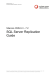 SQL Server Replication Guide - the Sitecore Developer Network