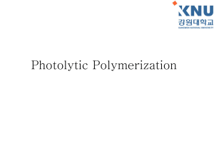 Free-radical polymerization