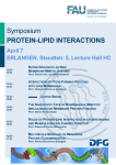 Symposium PROTEIN-LIPID INTERACTIONS