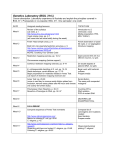 Genetics Laboratory (BIOL 311L)