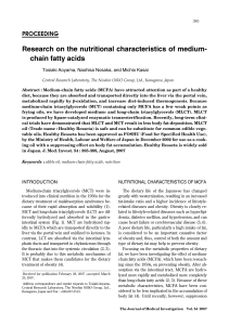 Research on the nutritional characteristics of medium