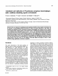 Attachment and replication of Pseudomonas