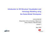 Introduction to 3D-Structure Visualization and Homology Modeling