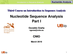 Nucleotide sequence analysis - Bioinformatics Unit