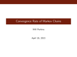 Convergence Rate of Markov Chains