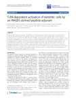 TLR4-dependent activation of dendritic cells by an HMGB1
