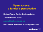 Open Access - a funder`s perspective